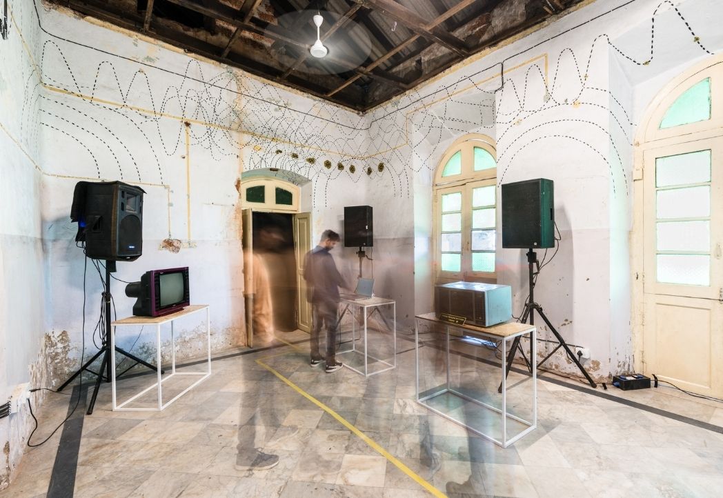 Image courtesy - Serendipity Arts Foundation,
Project - Emissions , part of Museum of Sounds in my Head.
Artists - Varun Desai & Viraag Desai
Curated by - Sneha Khanwalkar
Image credit : Philippe Calia and Sunil Thakkar.